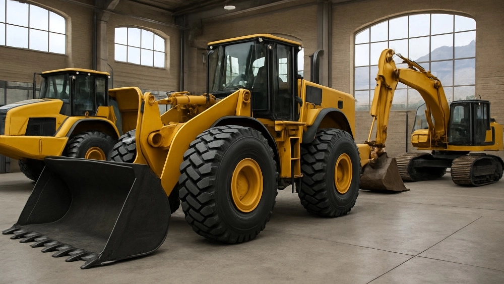 تایر روکش ماشین‌آلات سنگین کن تایر در تبریز